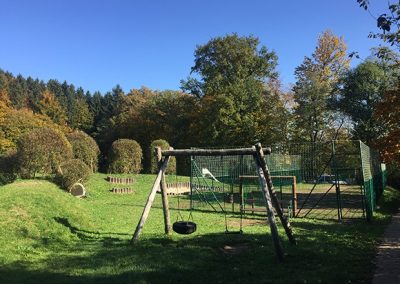 Spielplatz fertig gestellt