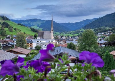 Herbstlicher Blick vom Almblick in Maria Alm