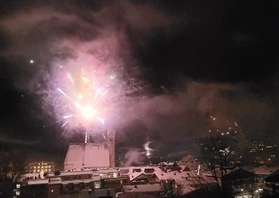 Blick vom Almblick in Maria Alm zu Silvester