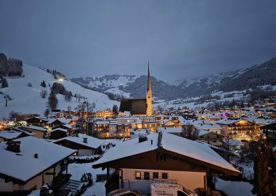 Winterlicher Blick vom Almblick in Maria Alm